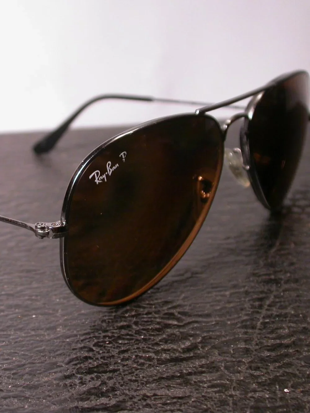 Ray Ban Gunmetal Silver Aviator Sunglasses Made in ITALY RB3025 FRAME ONLY